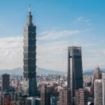 Taipei 101 - aerial view of buildings during daytime