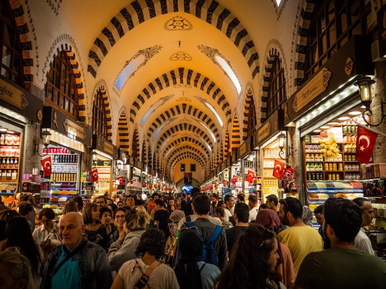 Grand Bazaar - people walking on street during daytime