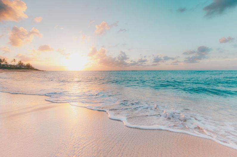 Deep-Sea Mining - seashore during golden hour