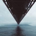 Akashi Bridge - gray suspension bridge